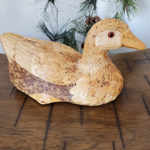 Vintage FolkArt Duck - Picture 3 of 7